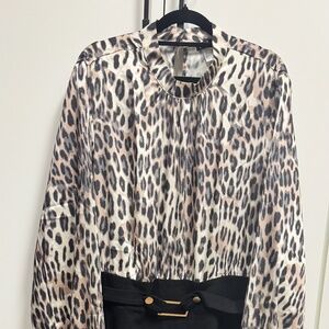 Venus 2X (size 16) Animal Print/Black dress